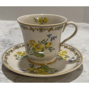 Gorham Fine China USA Royal Buttercup Cup & Saucer Set